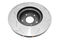 DBA DBA42508S - Slotted 4000 Series T3 Black Brake Rotor with Kangaroo Paw Vanes, Sold Individually