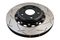 DBA DBA5000BLKS - Slotted 5000 Series T3 Black 2 Piece Brake Rotor with Kangaroo Paw Vanes, Sold Individually