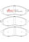 DBA DB1439XP - Extreme XP Brake Pads, 2 Wheel Set
