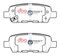 DBA DB1509SS - Street SS Brake Pads, 2 Wheel Set