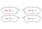 DBA DB1722XP - Extreme XP Brake Pads, 2 Wheel Set