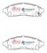 DBA DB1835SS - Street SS Brake Pads, 2 Wheel Set