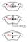 DBA DB1849SS - Street SS Brake Pads, 2 Wheel Set