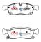 DBA DB2216SS - Street SS Brake Pads, 2 Wheel Set