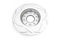 DBA Slotted Street T2 Brake Rotor