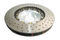 DBA DBA52280SLVXD - Drilled and Dimpled 5000 XD Clear Anodized 2 Piece Brake Rotor with Kangaroo Paw Vanes