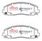 DBA DB15038SS - Street SS Brake Pads, 2 Wheel Set