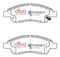 DBA DB1830SS - Street SS Brake Pads, 2 Wheel Set