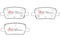 DBA DB9105SP - Sport SP Brake Pads, 2 Wheel Set