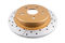 DBA DBA2765X - Drilled and Slotted Street XS Gold Brake Rotor