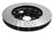 DBA DBA52166BLKXD - Drilled and Dimpled 5000 XD Black 2 Piece Brake Rotor with Kangaroo Paw Vanes