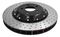 DBA DBA52166BLKXD - Drilled and Dimpled 5000 XD Black 2 Piece Brake Rotor with Kangaroo Paw Vanes