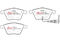 DBA DB2402XP - Extreme XP Brake Pads, 2 Wheel Set