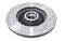 DBA DBA015S - Slotted Street T2 Uncoated Brake Rotor with Kangaroo Paw Vanes