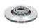 DBA DBA107S - Slotted Street T2 Uncoated Brake Rotor with Kangaroo Paw Vanes