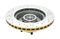 DBA DBA107X - Drilled and Slotted Street XS Gold Brake Rotor with Kangaroo Paw Vanes