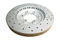DBA DBA2060X - Drilled and Slotted Street XS Gold Brake Rotor with Kangaroo Paw Vanes
