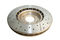 DBA DBA2206X - Drilled and Slotted Street XS Gold Brake Rotor with Kangaroo Paw Vanes