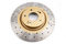 DBA DBA2472X - Drilled and Slotted Street XS Gold Brake Rotor with Kangaroo Paw Vanes