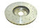 DBA DBA2734X - Drilled and Slotted Street XS Gold Brake Rotor with Kangaroo Paw Vanes