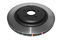 DBA DBA42065 - Smooth-Plain 4000 Series Black Brake Rotor with Kangaroo Paw Vanes, Sold Individually