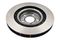 DBA DBA42105 - Smooth-Plain 4000 Black Brake Rotor with Kangaroo Paw Vanes