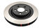 DBA DBA42105 - Smooth-Plain 4000 Black Brake Rotor with Kangaroo Paw Vanes