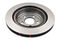 DBA DBA42108 - Smooth-Plain 4000 Black Brake Rotor with Kangaroo Paw Vanes