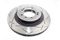 DBA DBA42236 - Smooth-Plain 4000 Black Brake Rotor with Kangaroo Paw Vanes