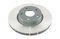 DBA DBA42508 - Smooth-Plain 4000 Series Black Brake Rotor with Kangaroo Paw Vanes, Sold Individually
