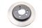 DBA DBA42777 - Smooth-Plain 4000 Black Brake Rotor with Kangaroo Paw Vanes