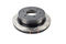 DBA DBA43109S - Slotted 4000 T3 Black Brake Rotor with Kangaroo Paw Vanes