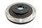 DBA DBA4506S - Slotted 4000 T3 Black Brake Rotor with Curved Vanes