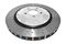 DBA DBA52778SLVXD - Drilled and Dimpled 5000 XD Clear Anodized 2 Piece Brake Rotor with Kangaroo Paw Vanes