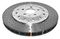 DBA DBA52842SLVXD - Drilled and Dimpled 5000 XD Clear Anodized 2 Piece Brake Rotor with Kangaroo Paw Vanes