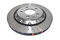 DBA DBA52844SLVXD - Drilled and Dimpled 5000 Series XD Clear Anodized 2 Piece Brake Rotor with Kangaroo Paw Vanes, Sold Individually