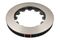 DBA DBA52908.1R - Smooth-Plain 5000 Black Brake Rotor Ring with Curved Vanes
