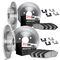 Dynamic Friction 6514-63085 - Brake Kit - Quickstop Rotors and 5000 Brake Pads with Hardware