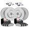 Dynamic Friction 4514-63098 - Brake Kit - Geostop Rotors and 5000 Advanced Brake Pads (Ceramic) with Hardware