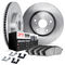 Dynamic Friction 6512-63195 - Brake Kit - Quickstop Rotors and 5000 Brake Pads with Hardware