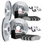 Dynamic Friction 7514-63001 - Brake Kit - Silver Zinc Coated Drilled and Slotted Rotors and 5000 Brake Pads with Hardware