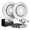Dynamic Friction 4512-63267 - Brake Kit - Geostop Rotors and 5000 Adavanced Brake Pads with Hardware