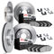 Dynamic Friction 6514-32022 - Brake Kit - Quickstop Rotors and 5000 Brake Pads with Hardware