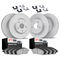 Dynamic Friction 4514-72032 - Brake Kit - Geostop Rotors and 5000 Advanced Brake Pads (Ceramic) with Hardware