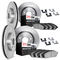 Dynamic Friction 6514-67317 - Brake Kit - Quickstop Rotors and 5000 Brake Pads with Hardware