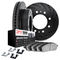 Dynamic Friction 8512-40487 - Brake Kit - Black Zinc Coated Drilled and Slotted Rotors and 5000 Brake Pads with Hardware