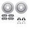 Dynamic Friction 4612-27040 - Brake Kit - Geostop Rotors and 5000 Euro Ceramic Brake Pads with Hardware