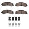 Dynamic Friction 1400-2223-01 - Ultimate Duty Performance Brake Pads with Hardware
