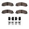 Dynamic Friction 1400-2225-01 - Ultimate Duty Performance Brake Pads with Hardware