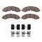 Dynamic Friction 1400-2250-01 - Ultimate Duty Performance Brake Pads with Hardware